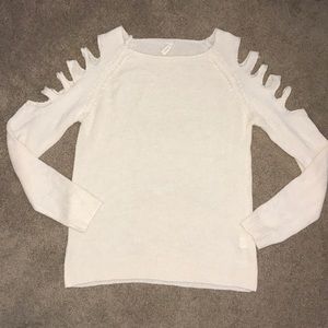 Small White Sweater
